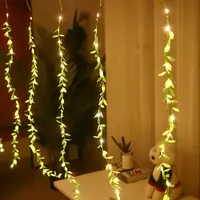 Подвесная светодиодная гирлянда из искусственных растений и цветов Только в розницу