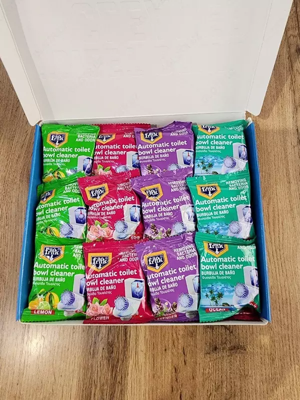 Таблетки для чистки унитаза.