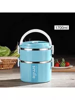 Двухсекционный ланч-бокс Smile LUNCH BOX MS-9609