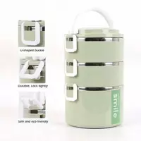 Двухсекционный термос ланч-бокс Smile MS-9609