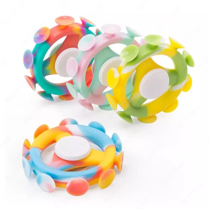 Силиконовый фиджет-спиннер