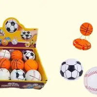  Игрушка антистресс Спортивные мячи светящаяся - 