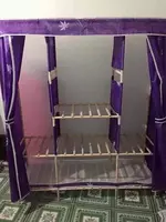 Тканевый шкаф на деревянном каркасе (150*45*170) - 500 000 сум