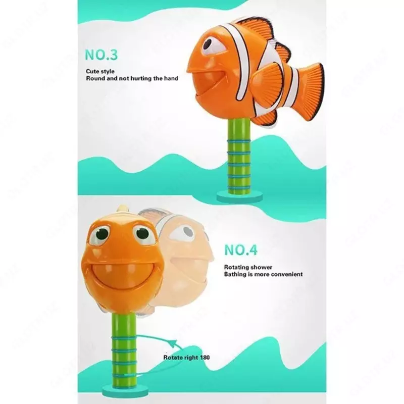   Игрушка для ванной Рыбка с фонтанчиком