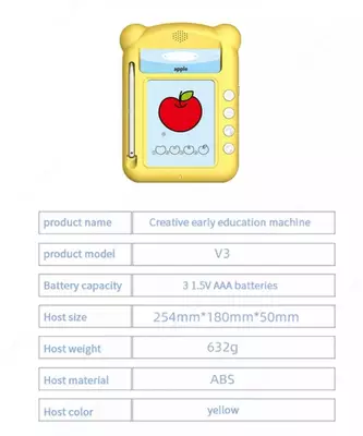 Планшет 2 в 1 для рисования и изучения английского языка
