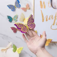  Набор настенных наклеек в виде бабочек Domashniy ugolok XK