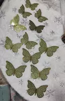  Набор настенных наклеек в виде бабочек Interyer uchun stikerlar