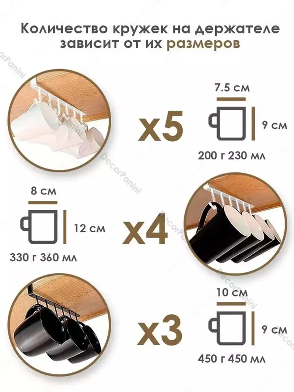 Универсальный подвесной органайзер для кухни и шкафа Только в розницу