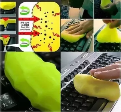 Гель-лизун для чистки клавиатуры и салона авто - 15 000 сум / шт.