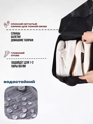 Универсальная дорожная сумка на молнии