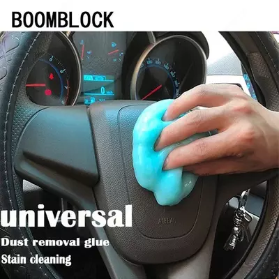 Гель-лизун для чистки клавиатуры и салона авто