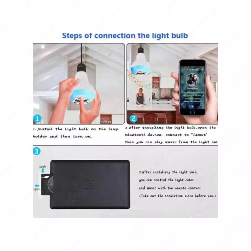 Светодиодная музыкальная лампа для детской спальни