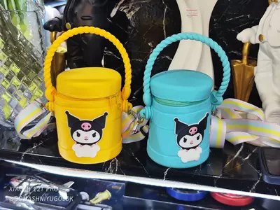 Kawaii аниме Sanrio MyMelody Kuromi мультяшная силиконовая сумочка