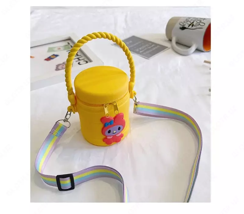 Kawaii аниме Sanrio MyMelody Kuromi мультяшная силиконовая сумочка