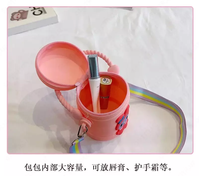 Kawaii аниме Sanrio MyMelody Kuromi мультяшная силиконовая сумочка