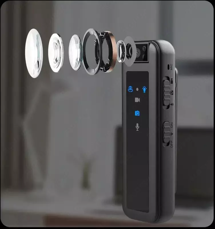 Мини видеокамера Body camera  CS07 с ночной подсветкой (HD 1080p) - 450 000 сум