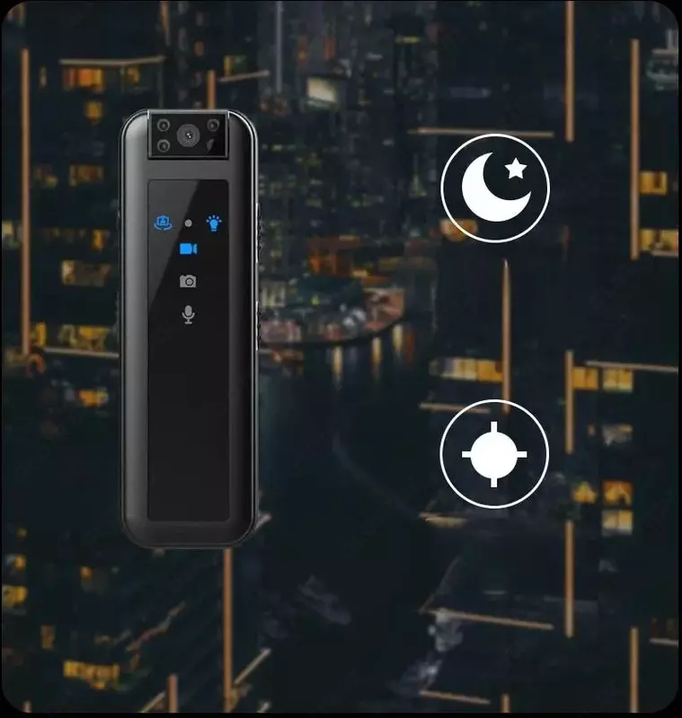 Мини видеокамера Body camera  CS07 с ночной подсветкой (HD 1080p) ЯТТ "Домашний Уголок"