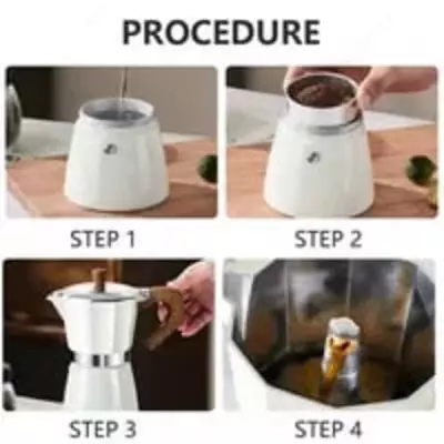 Кофеварка гейзерная  (6 чашечек) ЯТТ "Домашний Уголок"