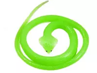 Игрушка-тянучка Змея резиновая  неоновая (60 см)