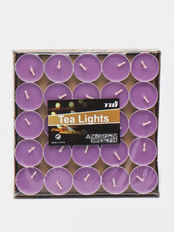 Набор "Классические чайные свечи в гильзе".