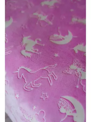 Светящийся в темноте плед «Белокрылые Лошадки». - 230 000 сум / шт.