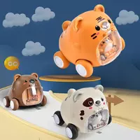 Инерционная мультяшная игрушка "Машинка Мама и малыш"