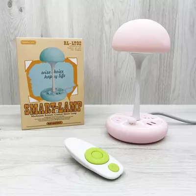 Настольная умная грибовидная лампа Wk Life RL-LT02 с дистанционным управлением Настольная умная грибовидная лампа Wk Life RL-LT02 с дистанционным управлением