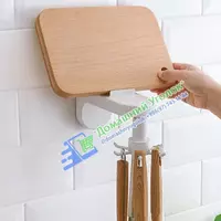 Настенный самоклеящийся вращающийся Крючок для кухни