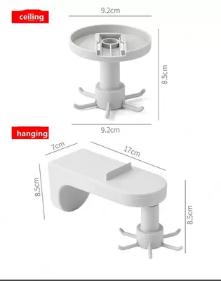 Настенный самоклеящийся вращающийся Крючок для кухни