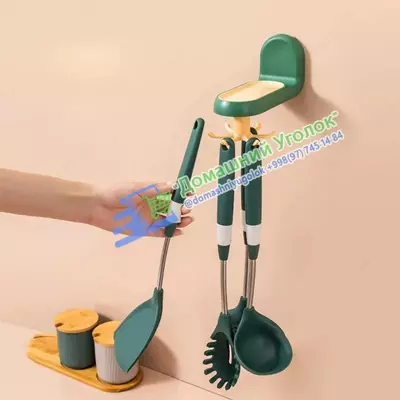 Настенный самоклеящийся вращающийся Крючок для кухни