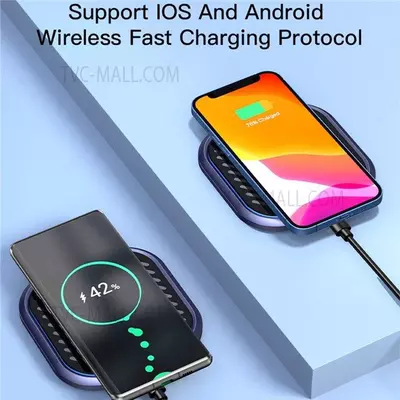 Портативное беспроводное зарядное устройство YESIDO DS14 15W Портативное беспроводное зарядное устройство YESIDO DS14 15W