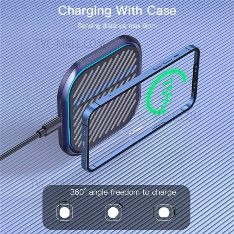 Портативное беспроводное зарядное устройство YESIDO DS14 15W Только в розницу