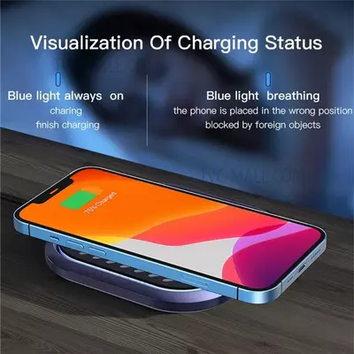 Портативное беспроводное зарядное устройство YESIDO DS14 15W Портативное беспроводное зарядное устройство YESIDO DS14 15W