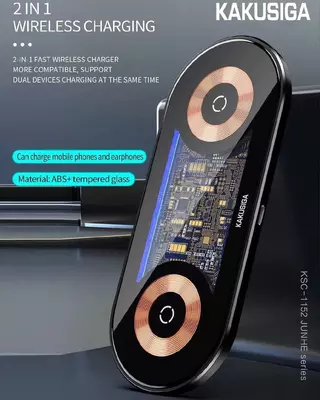 Беспроводное зарядное устройство 3-в-1 для телефа (продукт KAKUSIGA)