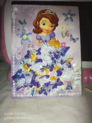 Творческая игра "Платье принцессы из «Холодного сердца» для рукоделия