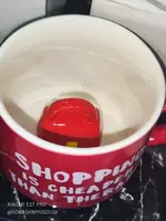 Керамическая кофейная кружка с мультяшным животным внутри (350 мл). - "Domashniy ugolok" XK