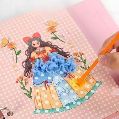 Творческая игра "Платье принцессы из «Холодного сердца» для рукоделия Только в розницу