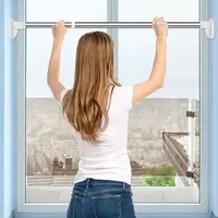  Регулируемый телескопический стержень (штанга) из нержавеющей стали - Домашний Уголок