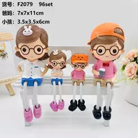 Статуэтки "Милая семья с висячими ножками" Только в розницу