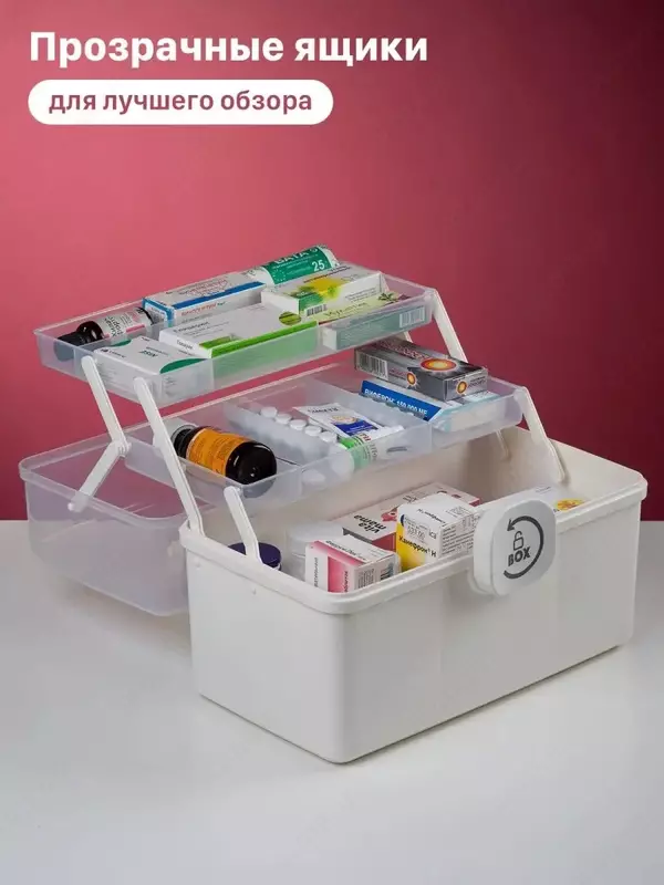  Аптечка домашняя для хранения лекарств - Домашний Уголок
