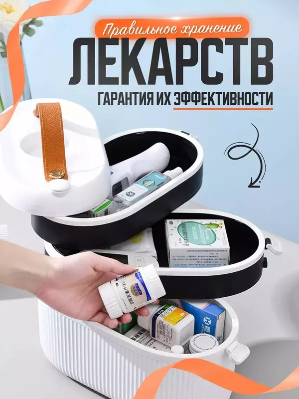 Аптечка домашняя органайзер контейнер