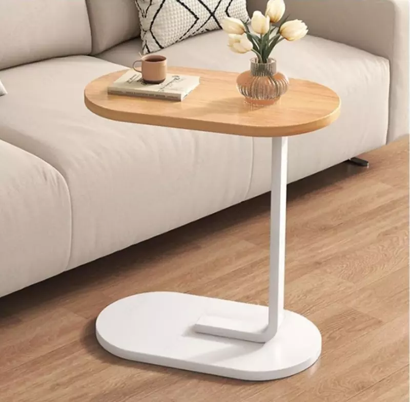 Журнальный столик  прикроватная тумба цвет орех + белый 