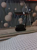  Журнальный столик  прикроватная тумба цвет коричневый+ черный ( walnut+black frame) - ЯТТ Домашний Уголок