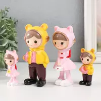 Сувенир полистоун "Малыши кошки-мышки" набор 4 шт 2