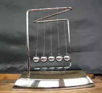  Колыбель Ньютона (маятник Ньютона) — механическая система  демонстрирующая  как закон сохранения энергии и импульса в действии  т.е. кинетическая энергия преобразуется в потенциальную и наоборот. Если - 