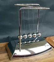  Колыбель Ньютона (маятник Ньютона) — механическая система  демонстрирующая  как закон сохранения энергии и импульса в действии  т.е. кинетическая энергия преобразуется в потенциальную и наоборот. Если Только в розницу