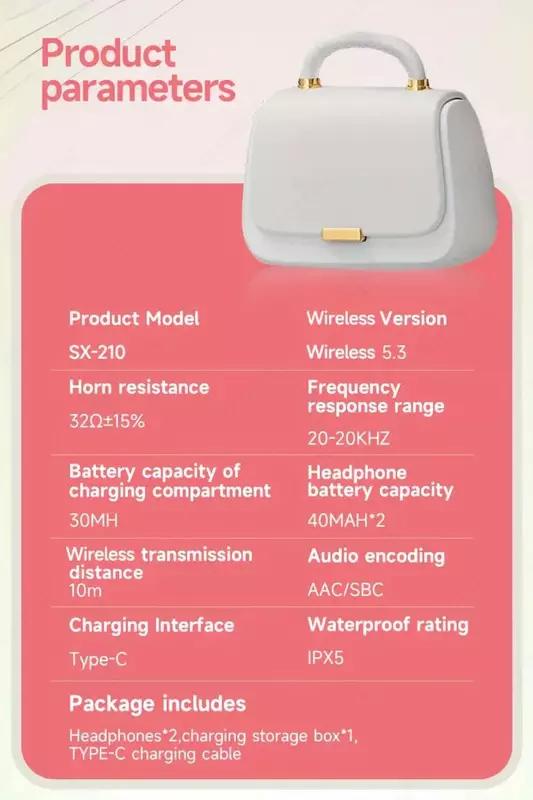 Беспроводные наушники GREEN LION QUEEN —Pink РОзовые