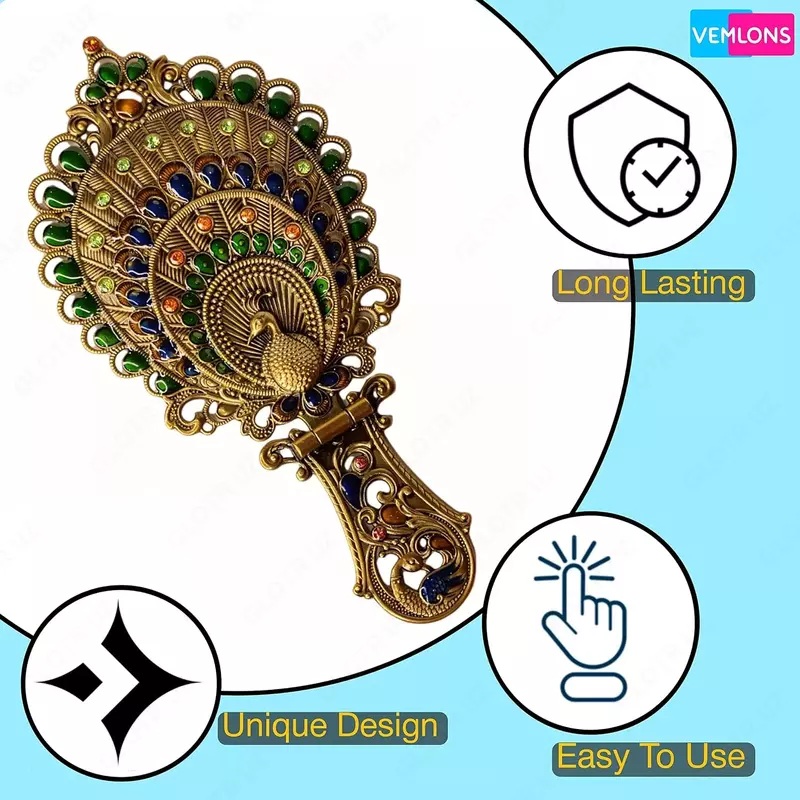 Зеркало складное с расчёской