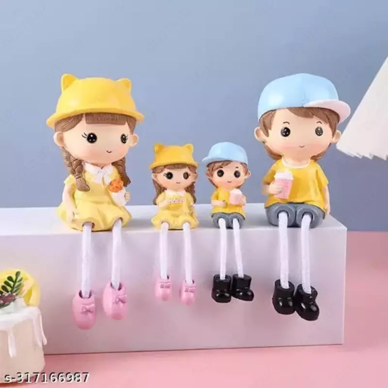 Статуэтки "Милая семья с висячими ножками" Модель №2
