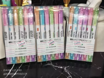 Уникальный набор двусторонних фломастер (6 цветов)